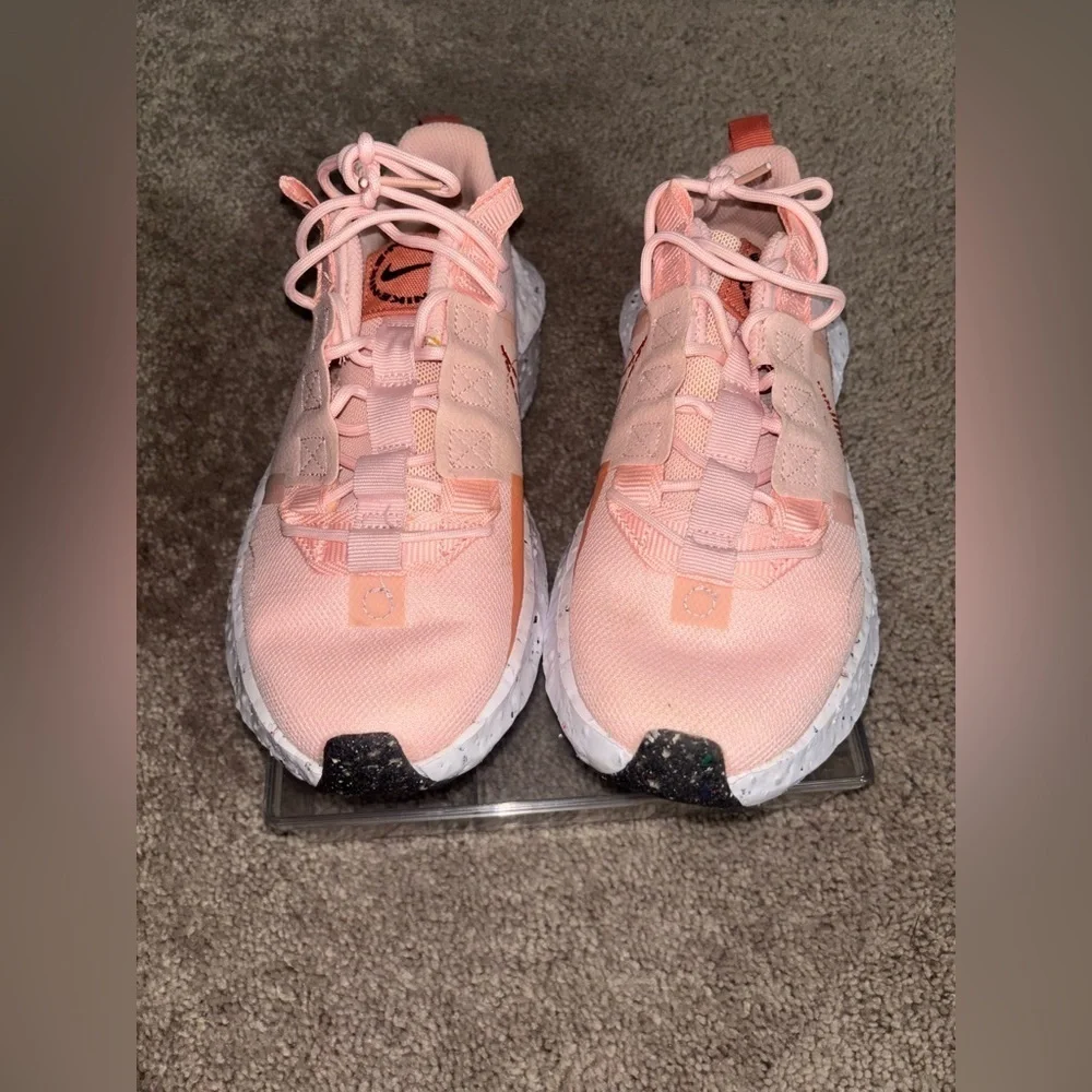 Nike Crater Impact Pink White Athletic Shoes Sneakers CW2386- 602 Women Size 8